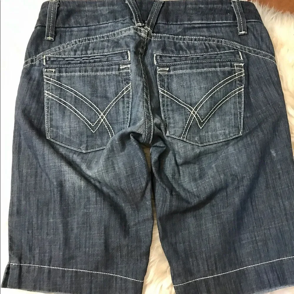 William Rast Lisa‎ Long Denim Shorts